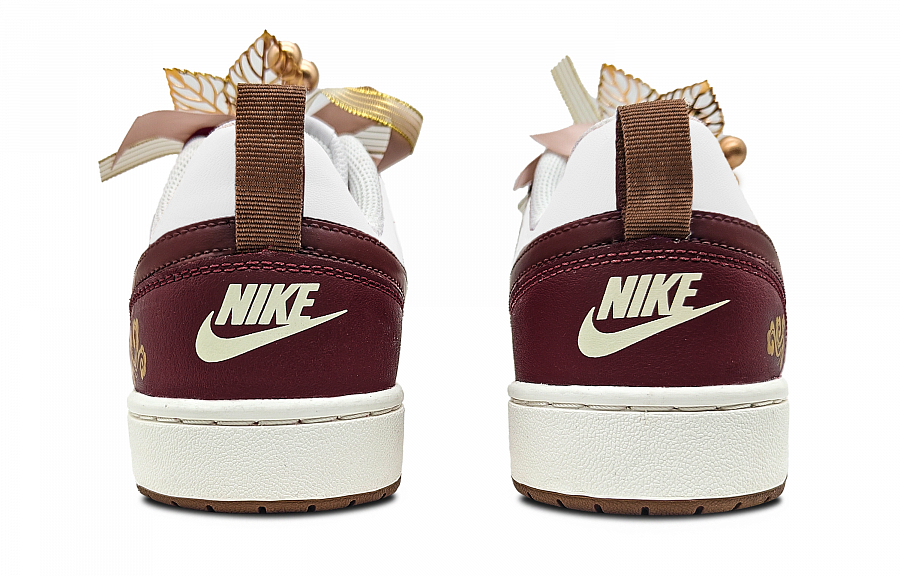 Nike Court Borough Anti Slip Wear Resistant Low Top Skateboard Shoes Women's Red White купить в интернет-магазине Yoocart с быстрой доставкой по России.