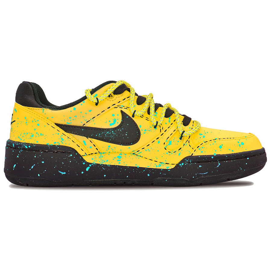 Nike Full Force Dark Night Iridescent Cushioning, Wear Resistant Low Top Skateboard Shoes Unisex Yellow купить в интернет-магазине Yoocart с быстрой доставкой по России.