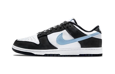 Nike Dunk Abrasion Resistant Low Top Skateboard Shoes Men's Blue Black