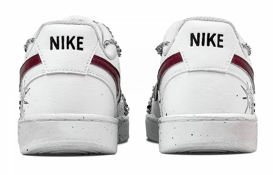 Nike Court Vision 1 Musical Note Heart Box Anti Slip Wear Resistant Low Top Skateboard Shoes Men's Black White Red купить в интернет-магазине Yoocart с быстрой доставкой по России.