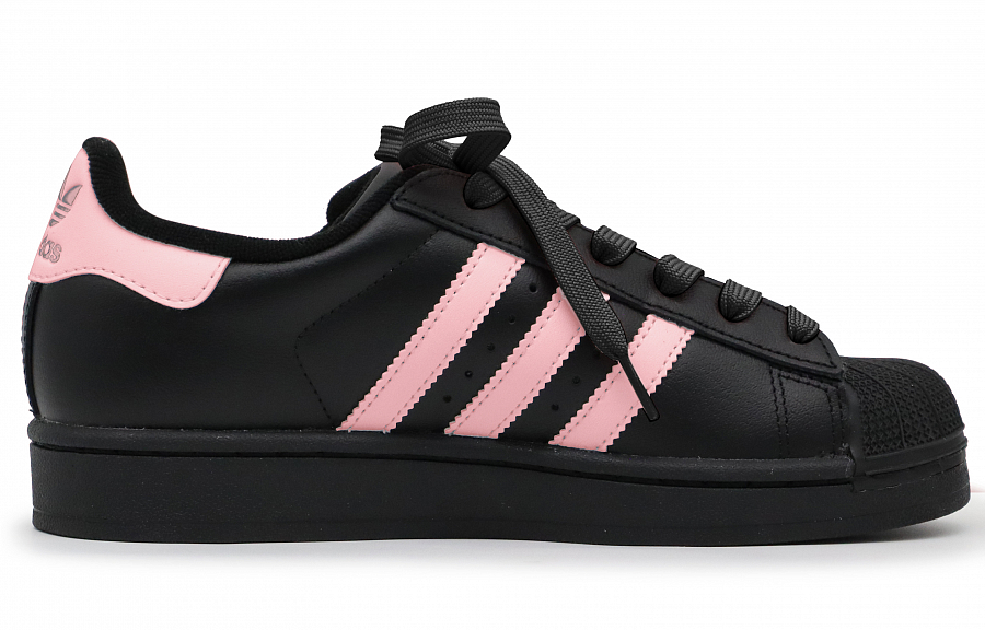 Adidas Originals Superstar Skateboard Shoes Unisex Low Top Black/Pink купить в интернет-магазине Yoocart с быстрой доставкой по России.