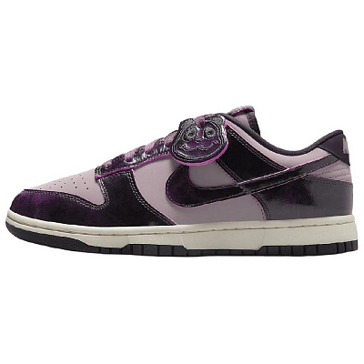 Nike Dunk Slip Resistant Abrasion Resistant Low top Skateboard Shoes Women's Pink Purple