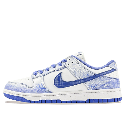 Nike Dunk Low Top Skateboard Shoes Unisex White Blue