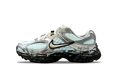 Nike V5 RNR Abrasion Resistant Low Top Running Shoes Unisex Gray Blue