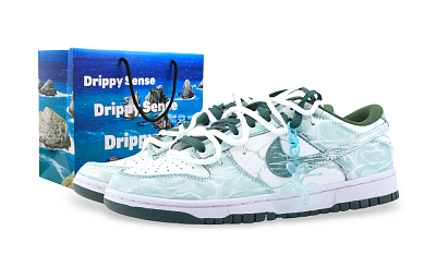 Nike Dunk Mint Soda Anti Slip Wear Resistant Low Top Skateboard Shoes Unisex Mint Green