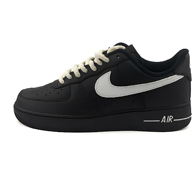 Nike Air Force 1 Cushioning Wear-Resistant Low-Top Skateboard Shoes Unisex Black
