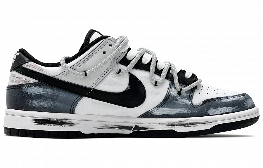 Nike Dunk Anti-Slip Wear-Resistant Low-Top Skateboard Shoes Unisex Black White Gray купить в интернет-магазине Yoocart с быстрой доставкой по России.