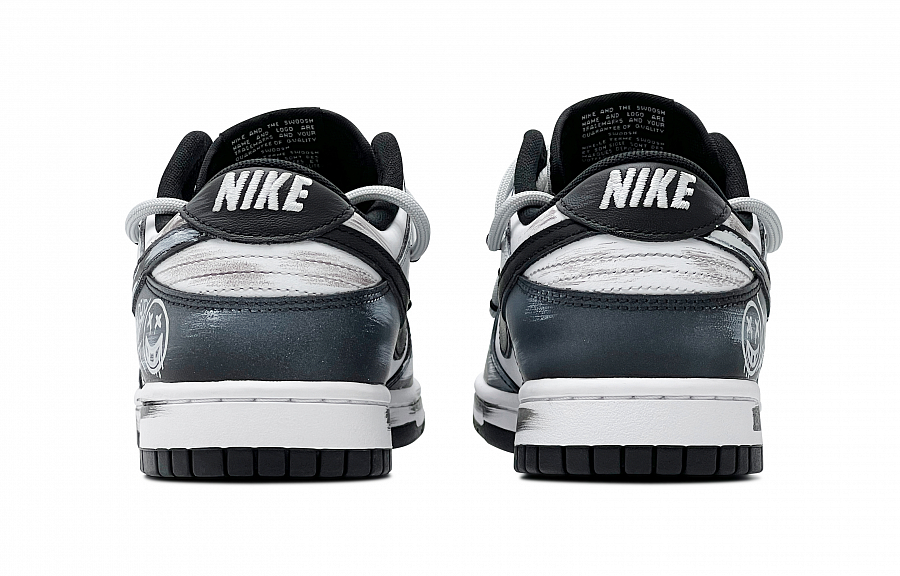 Nike Dunk Anti-Slip Wear-Resistant Low-Top Skateboard Shoes Unisex Black White Gray купить в интернет-магазине Yoocart с быстрой доставкой по России.