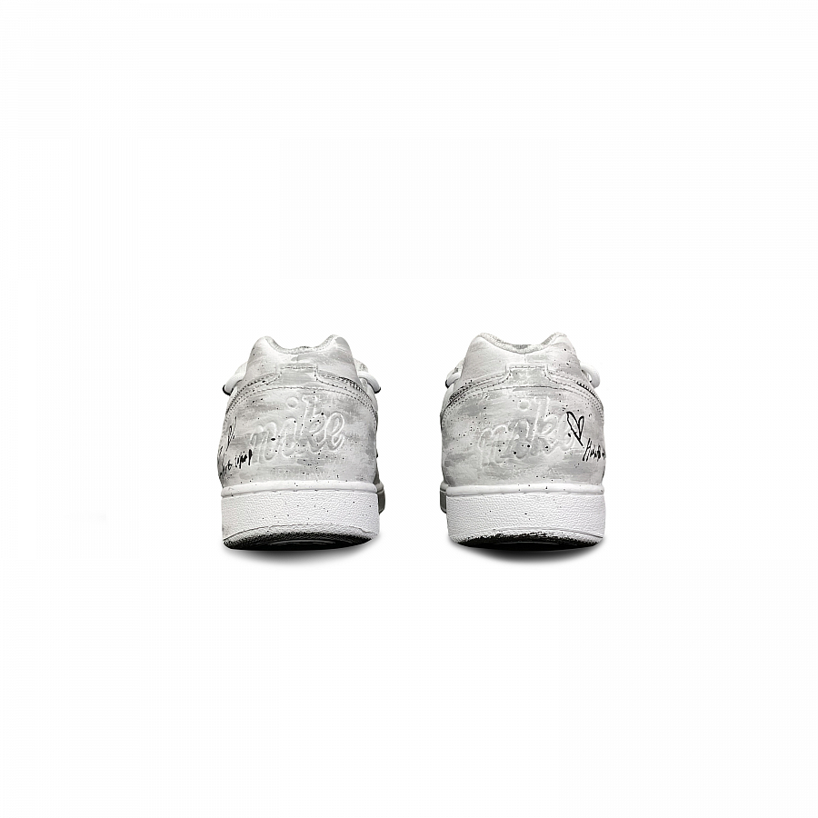 Nike EBERNON Tower Rabbit Coexistence Cushioning, Wear Resistant Low Top Skateboard Shoes Men's Gray White купить в интернет-магазине Yoocart с быстрой доставкой по России.
