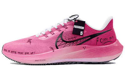 Nike Air Zoom Pegasus 39 Cushioning, Slip Resistant, And Abrasion Resistant Low Top Running Shoes Men's Pink