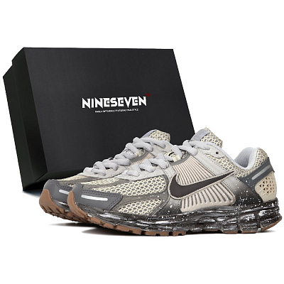 Nike Air Zoom Vomero 5 Low Top Running Shoes Men's Dirty Khaki