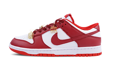 Nike Dunk Low Top Skateboard Shoes Unisex Burgundy