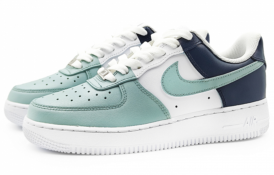Nike Air Force 1 Abrasion Resistant Low Top Skateboard Shoes Men's White Green купить в интернет-магазине Yoocart с быстрой доставкой по России.