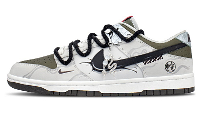 Nike Dunk Cushioning Low Top Skateboard Shoes Unisex Green