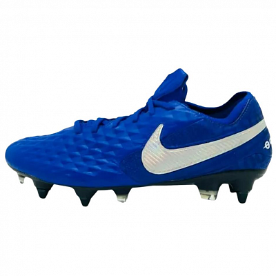 Nike Tiempo Legend 8 Elite Slip Resistant Abrasion Resistant Soccer Shoes Men's Blue