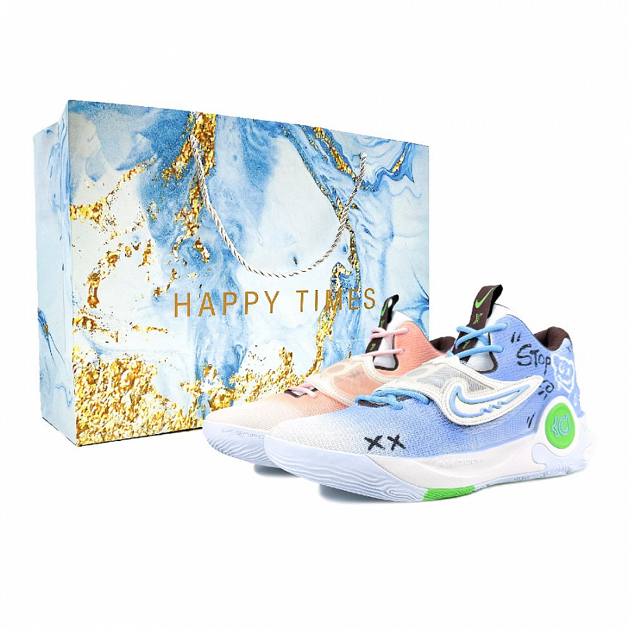 Nike KD Trey 5 X Abrasion Resistant Low Top Basketball Shoes Men's Blue Pink купить в интернет-магазине Yoocart с быстрой доставкой по России.