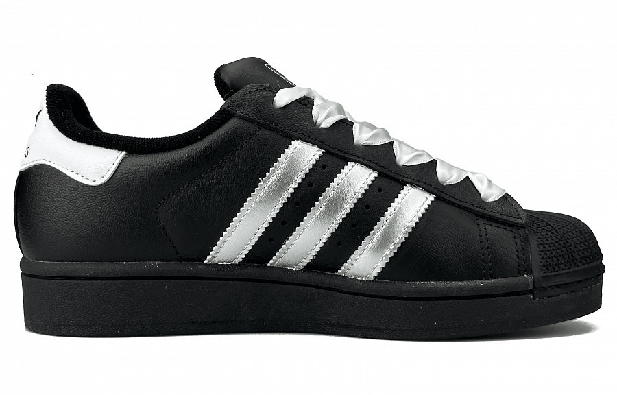 Adidas Originals Superstar 2 Cushioning, Wear Resistant Low Top Skateboard Shoes Women's Black купить в интернет-магазине Yoocart с быстрой доставкой по России.
