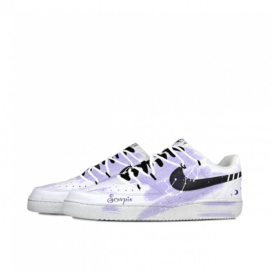 Nike Court Vision 1 Low Top Skateboard Shoes Unisex Purple купить в интернет-магазине Yoocart с быстрой доставкой по России.