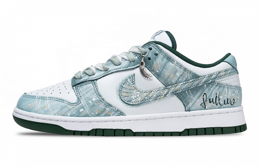 Nike Dunk Forest Of Fireflies Slip Resistant Low Top Skateboard Shoes Unisex Cyan купить в интернет-магазине Yoocart с быстрой доставкой по России.
