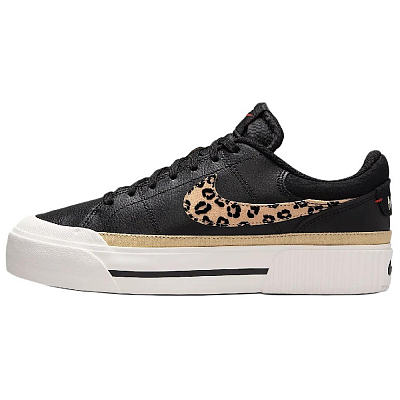 Nike Court Legacy Lift Leopard Black Women's