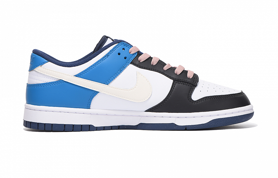 Nike Dunk Abrasion Resistant Low Top Skateboard Shoes Unisex White Blue купить в интернет-магазине Yoocart с быстрой доставкой по России.