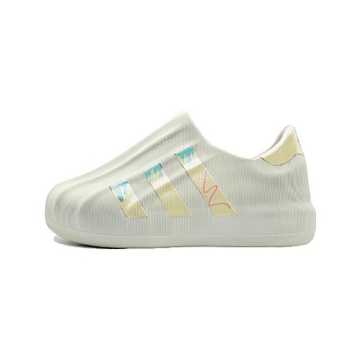 Adidas Originals AdiFOM Superstar Ice Cream Abrasion Resistant Low Top Casual Shoes Unisex Light Yellow