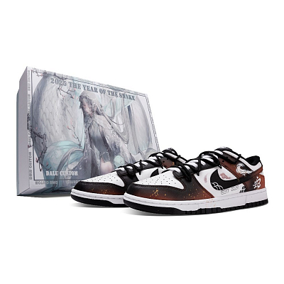 Nike Dunk Skateboard Shoes Unisex Low top Gold