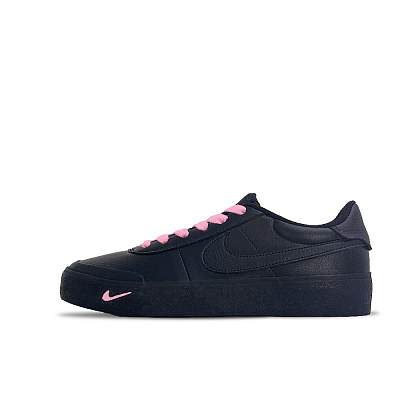 Nike Court Shot Auspicious Blessing Anti-Slip And Wear-Resistant Lightweight Low-Top Skateboard Shoes Unisex Black Pink