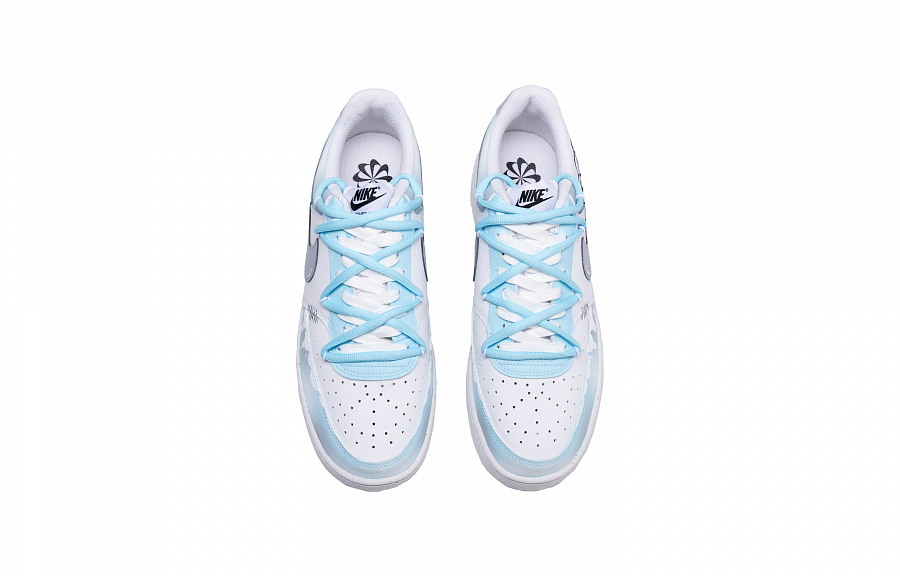 Nike Court Vision 1 Anti Slip Wear Resistant Low Top Skateboard Shoes Women's Blue купить в интернет-магазине Yoocart с быстрой доставкой по России.