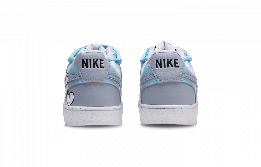 Nike Court Vision 1 Anti Slip Wear Resistant Low Top Skateboard Shoes Women's Blue купить в интернет-магазине Yoocart с быстрой доставкой по России.