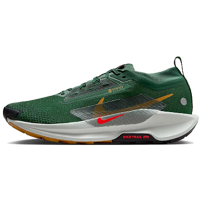 Nike React Pegasus Trail 5 Gore Tex Fir Clay Green Desert Ochre Bright Crimson