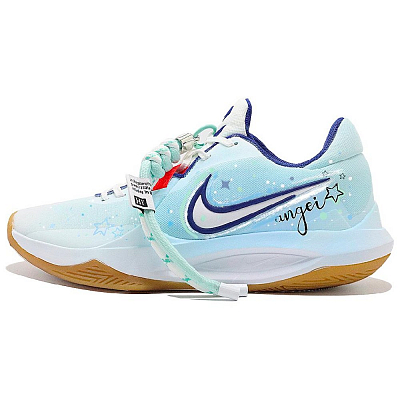 Nike Precision 6 Green Milk Green Low Top Vintage Basketball Shoes Unisex Cream Green