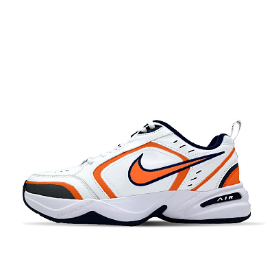 Nike Air Monarch 4 Paradox Cushioning, Slip Resistant, And Abrasion Resistant Low Top Chunky Sneakers Unisex White