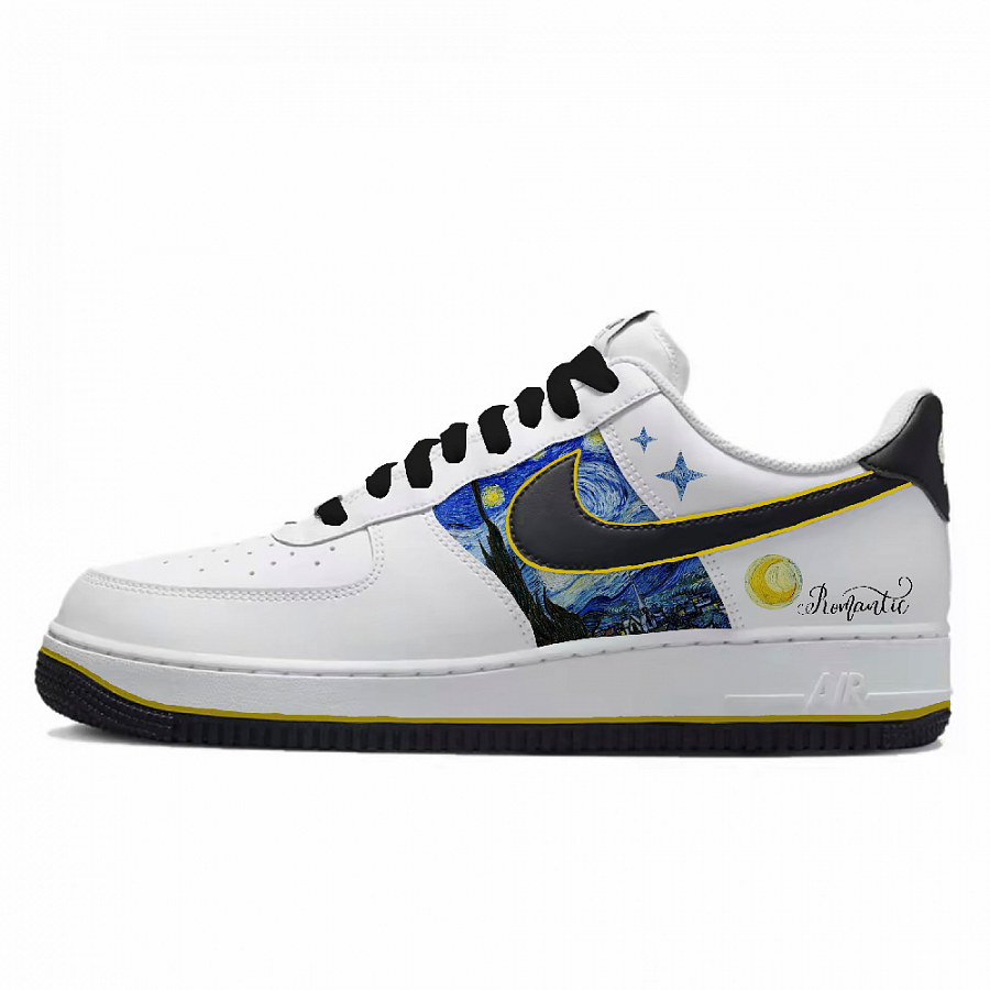 Nike Air Force 1 Abrasion Resistant Low Top Skateboard Shoes Unisex Black White купить в интернет-магазине Yoocart с быстрой доставкой по России.