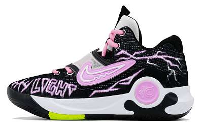 Nike KD Trey 5 X Cushioning Anti-Slip And Wear-Resistant Low-Top Basketball Shoes Men's Black Pink