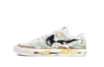 Nike Court Legacy Low Top Skateboard Shoes Unisex Cyan
