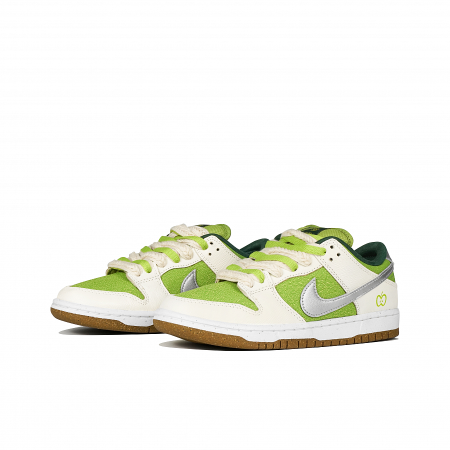Nike Dunk SB Shock Absorbers Low Top Skateboard Shoes Unisex White Green купить в интернет-магазине Yoocart с быстрой доставкой по России.