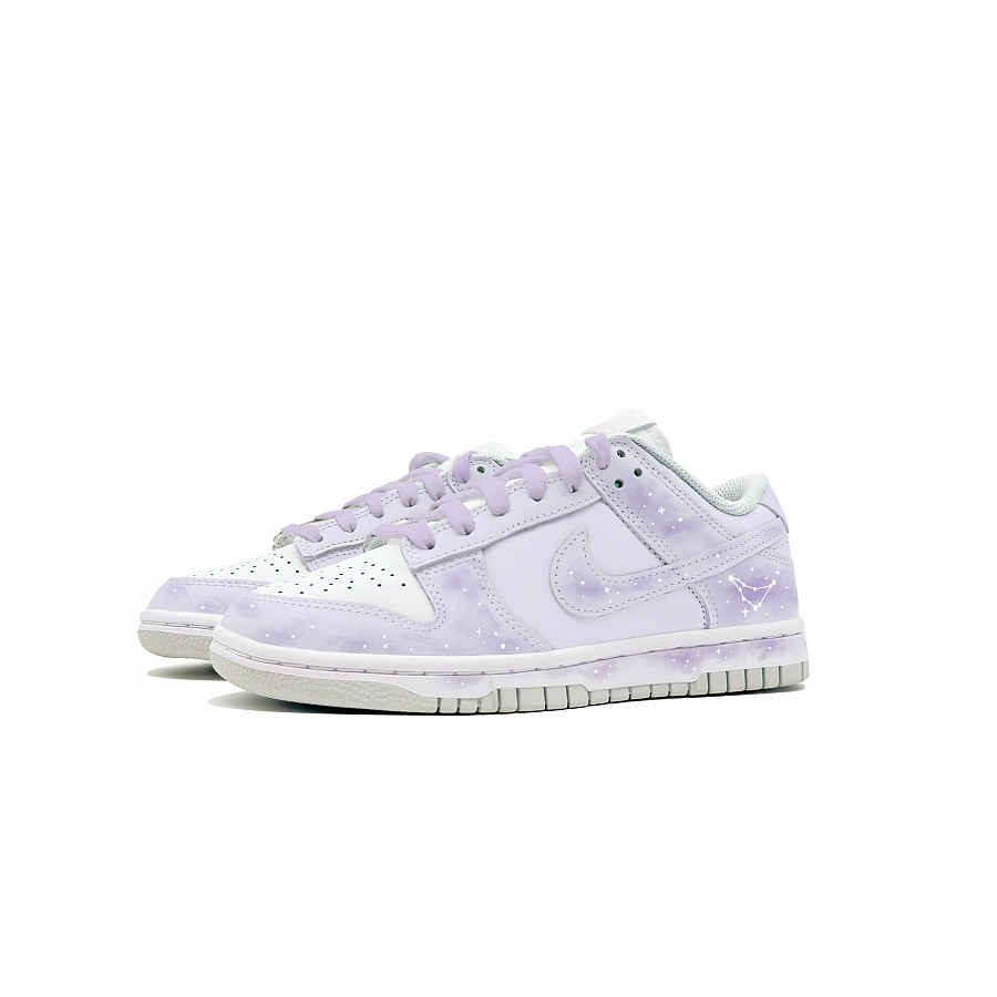 Nike Dunk Capricorn Slip Resistant Low Top Skateboard Shoes Women's White Purple купить в интернет-магазине Yoocart с быстрой доставкой по России.