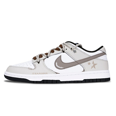 Nike Dunk Slip Resistant Abrasion Resistant Low top Skateboard Shoes Unisex Ecru