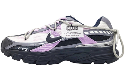 Nike Initiator Low Top Casual City Commute Running Shoes Unisex Purple Black
