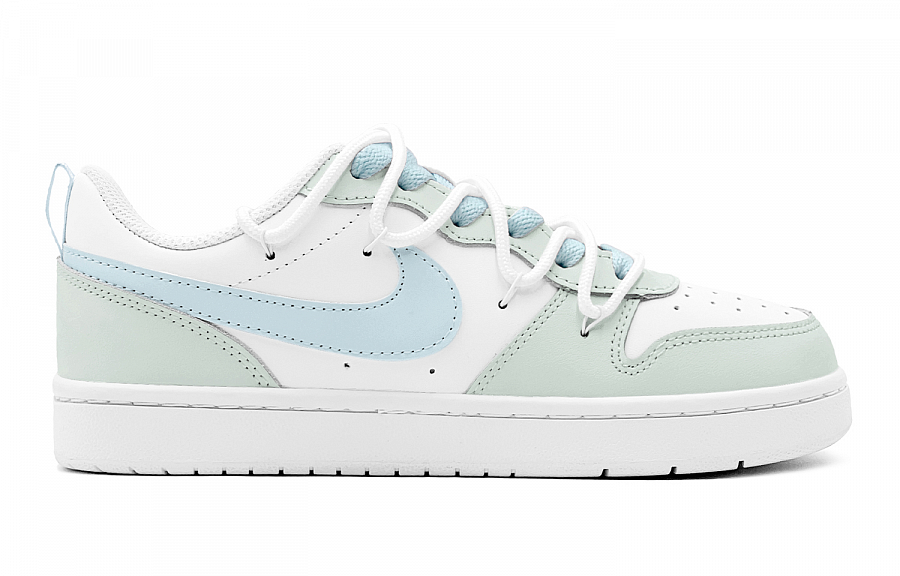 Nike Court Borough Abrasion Resistant Low Top Skateboard Shoes Women's Blue Green купить в интернет-магазине Yoocart с быстрой доставкой по России.