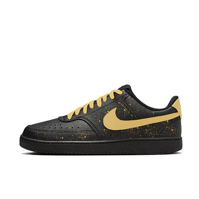 Nike Court Vision Low Wear-Resistant Slip-Resistant Low-Top Skateboard Shoes Unisex Black