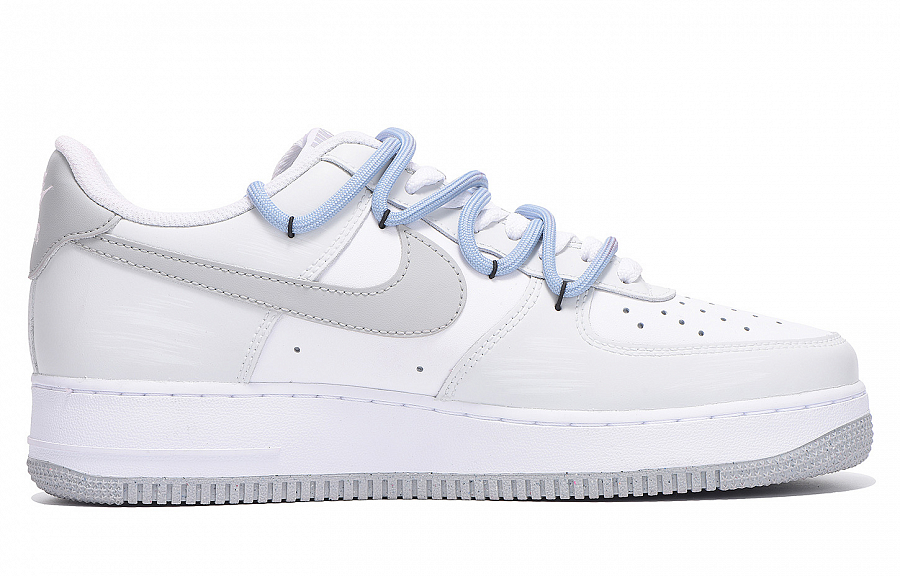 Nike Air Force 1 Coverage Anti-Slip And Wear-Resistant Low-Top Skateboard Shoes Men's Light Gray купить в интернет-магазине Yoocart с быстрой доставкой по России.