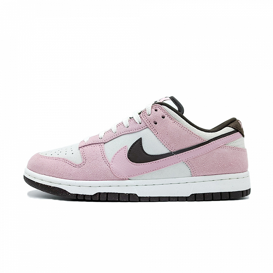 Nike Dunk Chocolate Slip Resistant Low Top Skateboard Shoes Women's Pink купить в интернет-магазине Yoocart с быстрой доставкой по России.