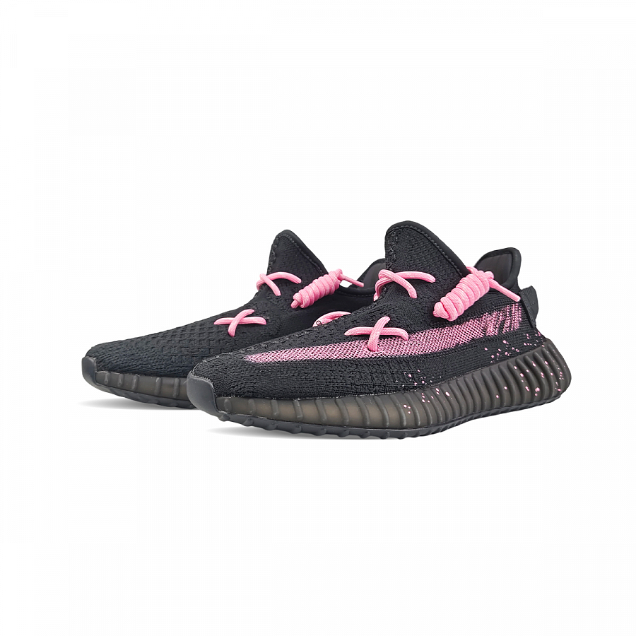 Adidas Originals Yeezy Boost 350 V2 Abrasion Resistant Low Top Casual Shoes Unisex Black Pink купить в интернет-магазине Yoocart с быстрой доставкой по России.