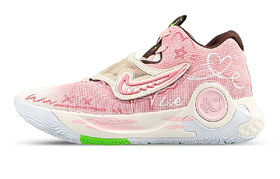 Nike KD Trey 5 X Abrasion Resistant Low Top Basketball Shoes Men's White Pink