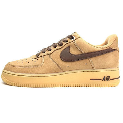 Nike Air Force 1 Anti-Slip And Wear-Resistant Lightweight Low-Top Skateboard Shoes Unisex Brown