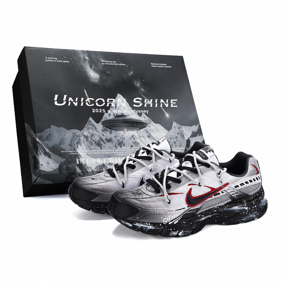 Nike Initiator Abrasion Resistant Low Top Running Shoes Men's Black White Gray купить в интернет-магазине Yoocart с быстрой доставкой по России.