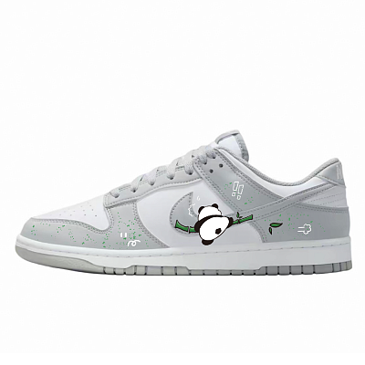 Nike Dunk Abrasion Resistant Low Top Skateboard Shoes Men's White