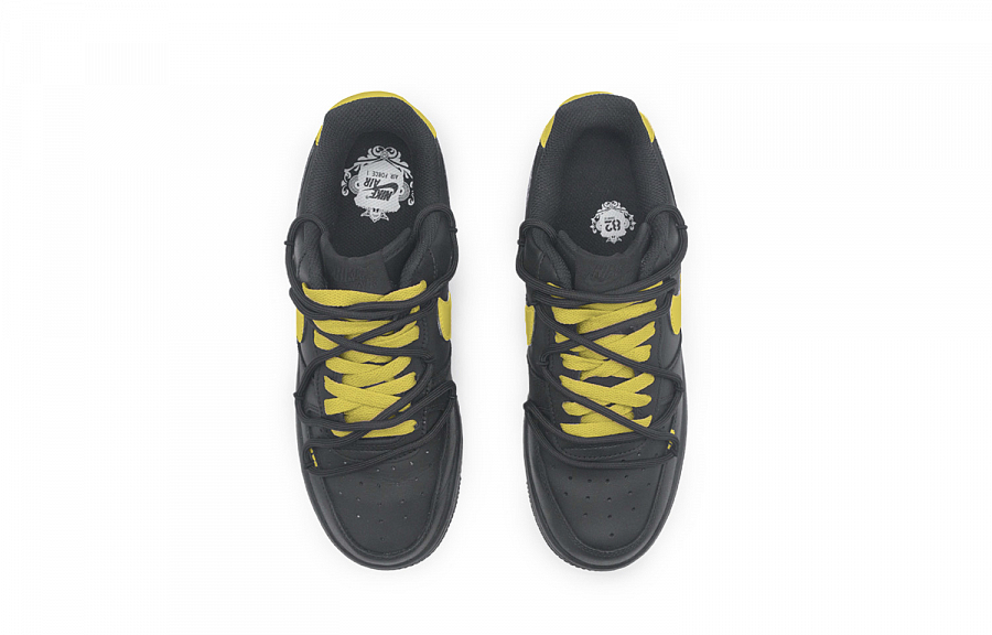 Nike Air Force 1 Abrasion Resistant Low Top Skateboard Shoes Unisex Black Yellow купить в интернет-магазине Yoocart с быстрой доставкой по России.